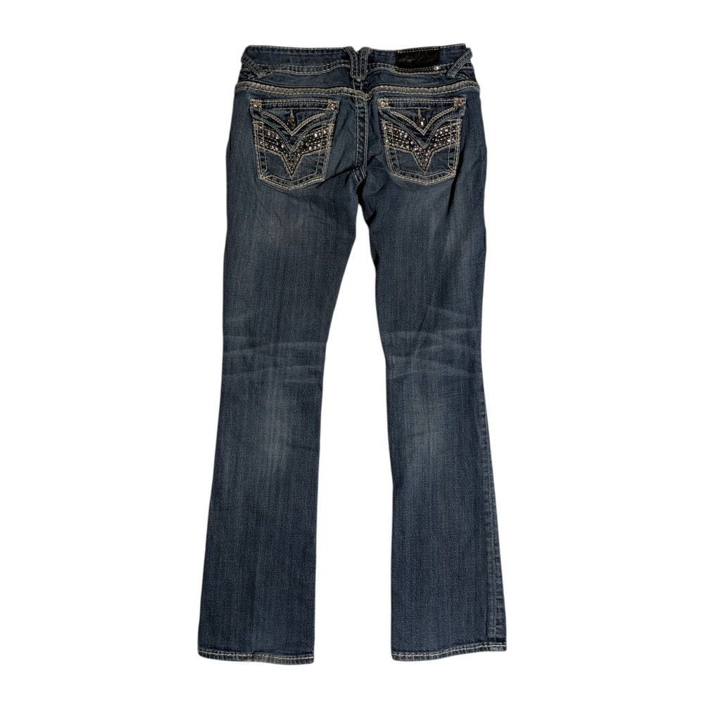 VIGOSS The New York Slim Boot Low Rise Denim Jeans Women's Size 1/2 30x31.5 Y2K